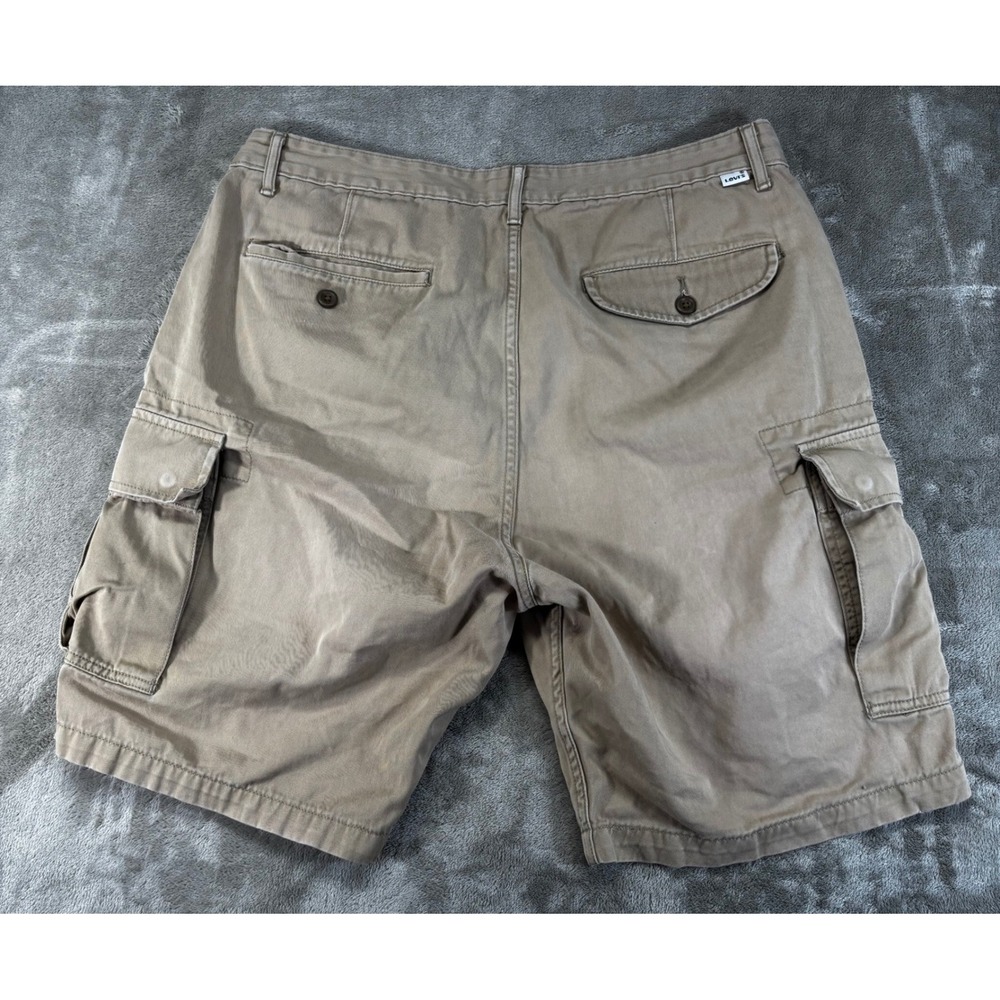 Levi Strauss & Co Cargo Shorts Mens 34 Tan Good Utility 23251-0003 - Picture 5 of 9
